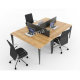 Exen Triple Workstation With