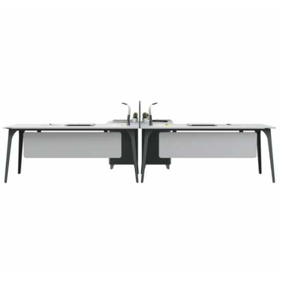 Compact Double Workstation With