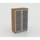 120hx80x40 Office Cabinet With Glass Door