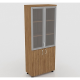 190hx80x40 Office Cabinet With Glass Door