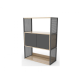 Flat Metal Office Cabinet