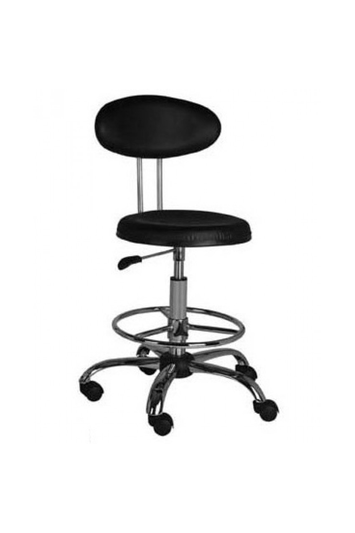 Console Cafe Restaurant Stool With Backrest