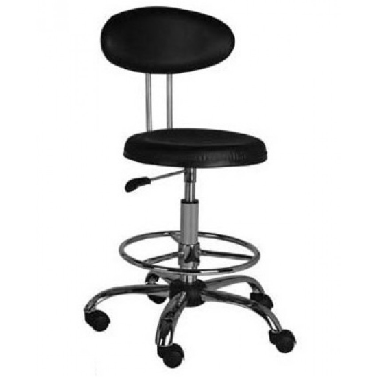 Console Cafe Restaurant Stool With Backrest