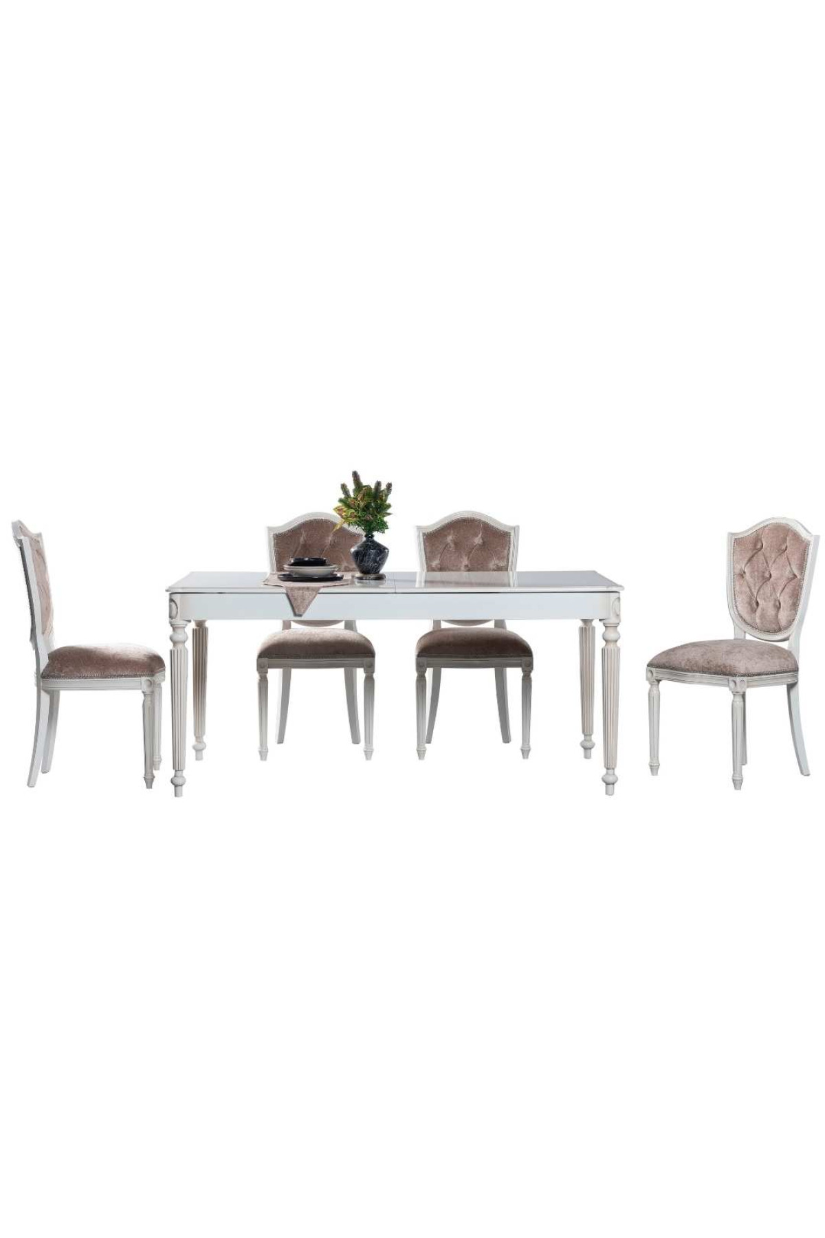 Acero Extendable Dining Table Set