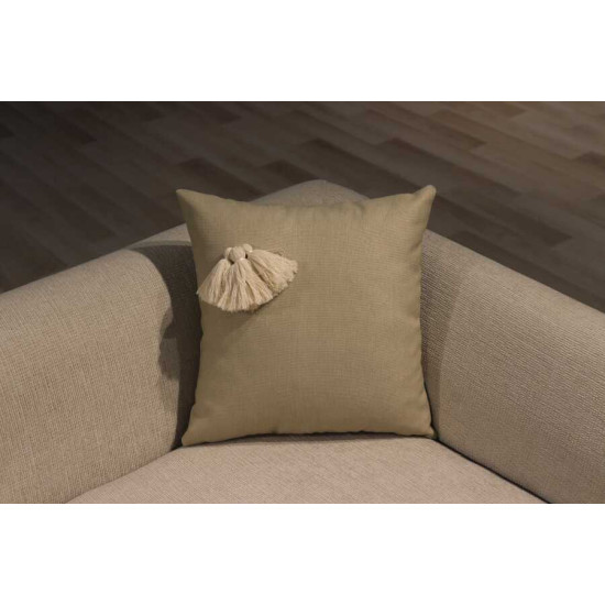 KNS 83-1 45x45 Decorative Tassel Pillow Tassel Pillows