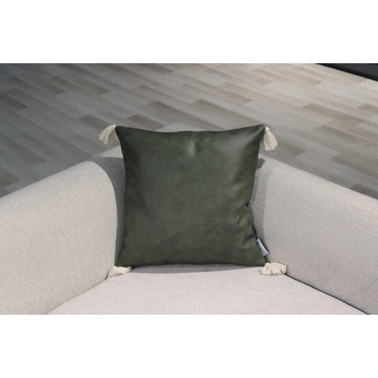 KNS 74-2 45x45 Decorative Tassel Cushion Tassel Pillows