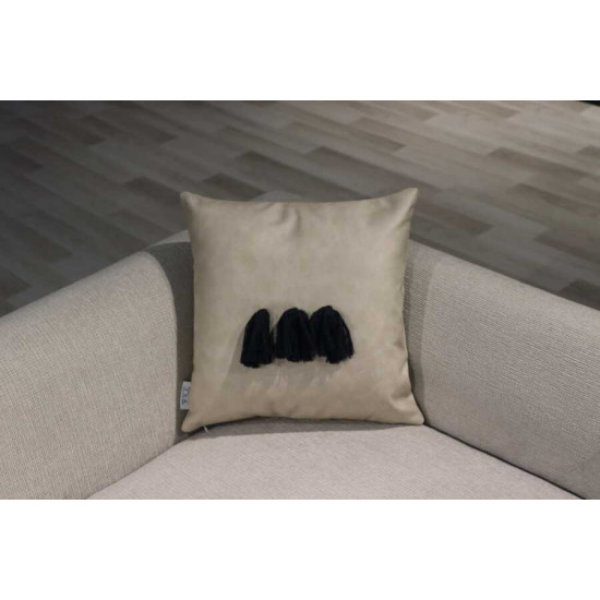 KNS 74-1 45x45 Decorative Tassel Cushion Tassel Pillows