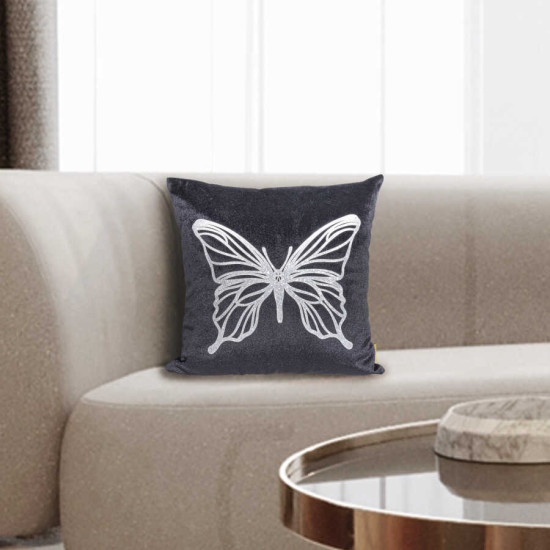 Leaf printed cushion L-235 foil printed pillows